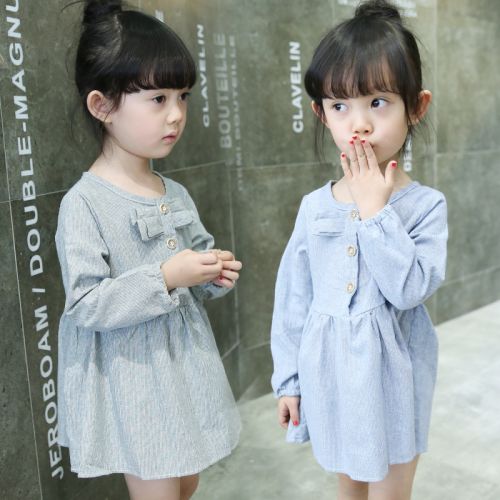 Robes pour fille en Toile de coton - Ref 2045399