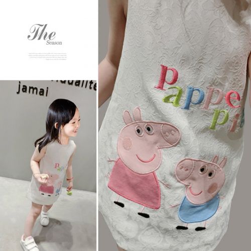 Robes pour fille en Toile de coton - Ref 2045446