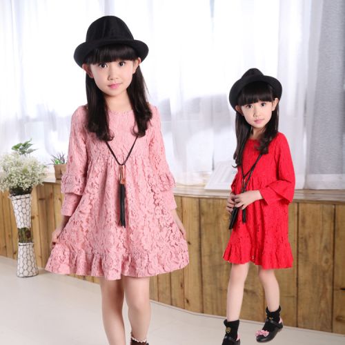 Robes pour fille en Toile de coton - Ref 2045475