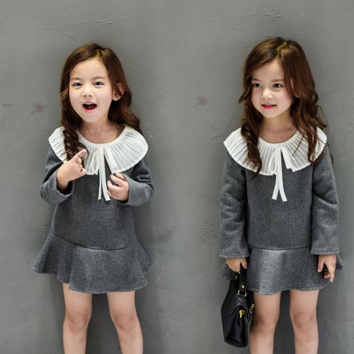 Robes pour fille LOVE BABE en coton - Ref 2045609