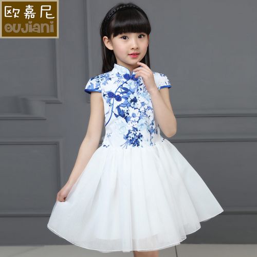 Robes pour fille en Toile de coton - Ref 2045643