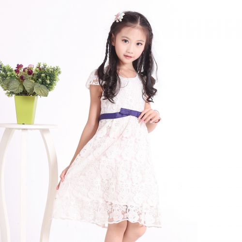Robes pour fille INCH TIME en Toile de coton - Ref 2045668