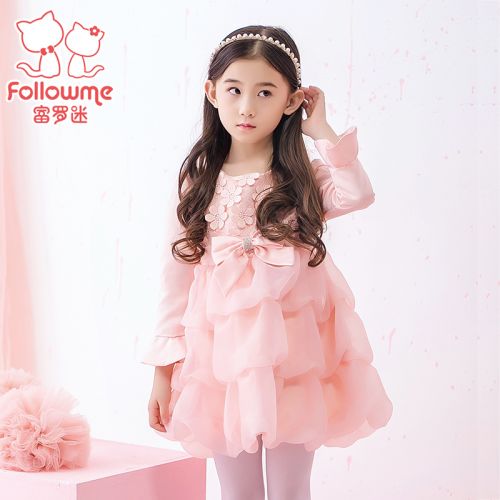 Robes pour fille FOLLOW ME en mousseline de soie - Ref 2045693