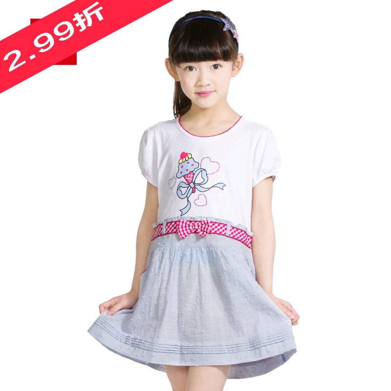 Robes pour fille JJL KIDS en Toile de coton - Ref 2045742