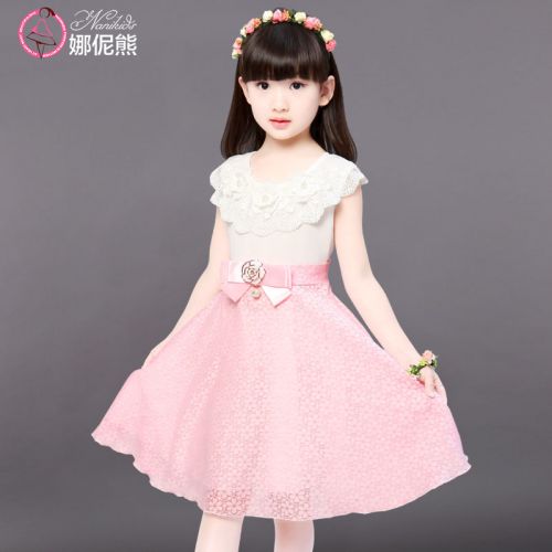 Robes pour fille coton mélangé - Ref 2045775