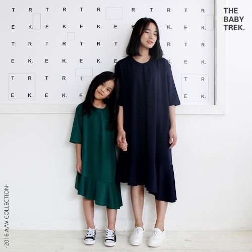 Robes pour fille THEBABYTREK en Toile de coton - Ref 2045886