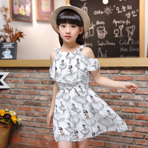 Robes pour fille en mousseline de soie - Ref 2045996