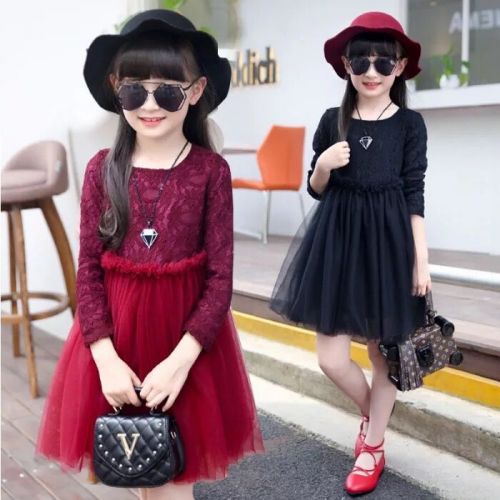 Robes pour fille en mélange - Ref 2046034