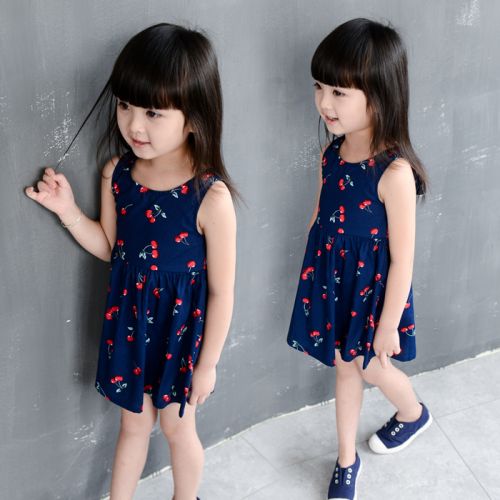 Robes pour fille en Toile de coton - Ref 2046131