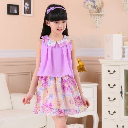 Robes pour fille en coton - Ref 2046187