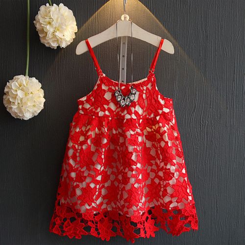 Robes pour fille QITA en Toile de coton - Ref 2046219