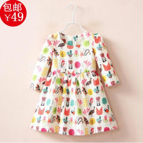 Robes pour fille en Toile de coton - Ref 2046223