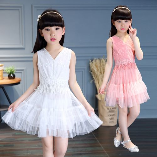 Robes pour fille en Toile de coton - Ref 2046232