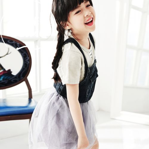 Robes pour fille en Toile de coton - Ref 2046263