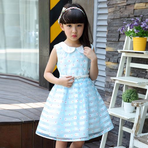 Robes pour fille MB.STROLL en Toile de coton - Ref 2046267