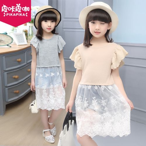 Robes pour fille en Toile de coton - Ref 2046276