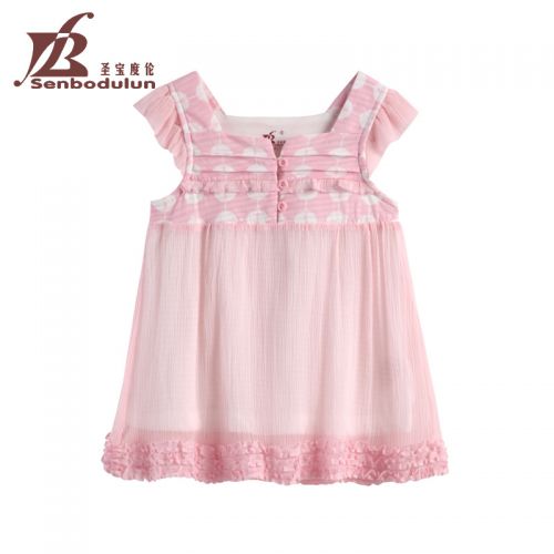 Robes pour fille SENBODULUN en Toile de coton - Ref 2046285