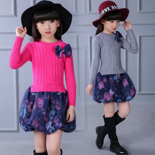 Robes pour fille en Toile de coton - Ref 2046292