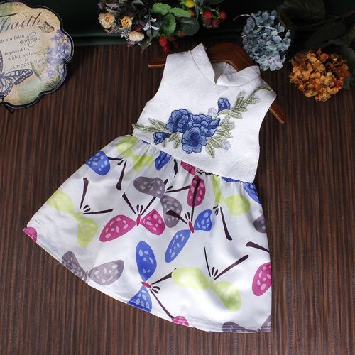 Robes pour fille en Toile de coton - Ref 2046377
