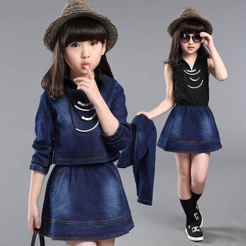 Robes pour fille en toile - Ref 2046450