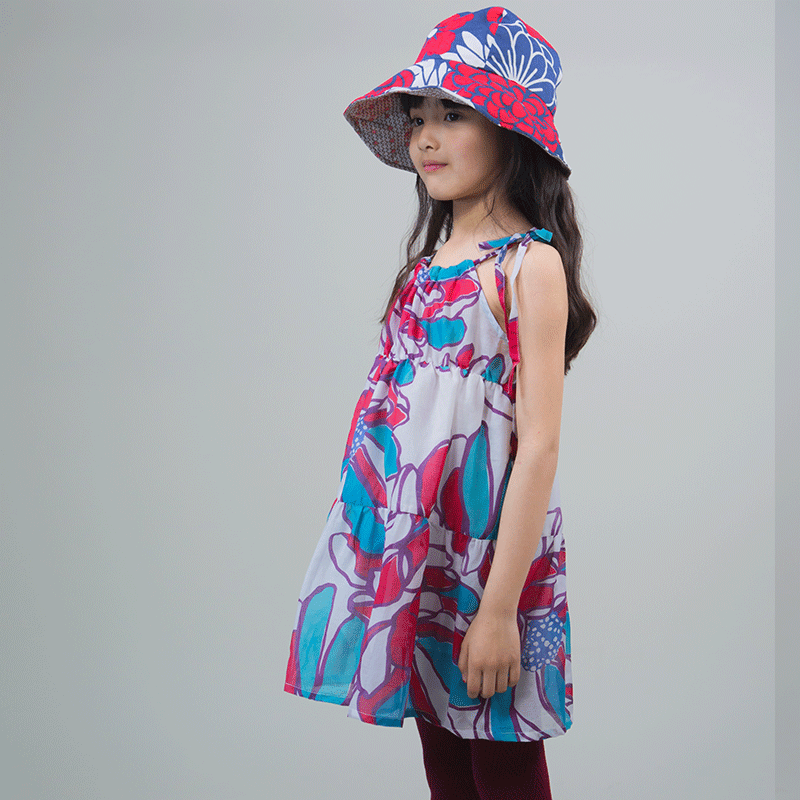 Robes pour fille GENG en Toile de coton - Ref 2046491