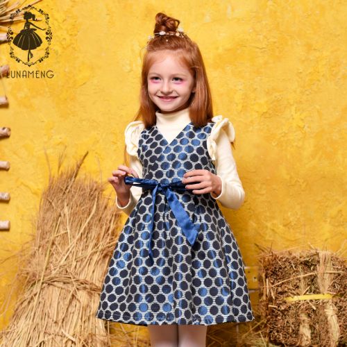 Robes pour fille LUNA MENG en polyester - Ref 2046649