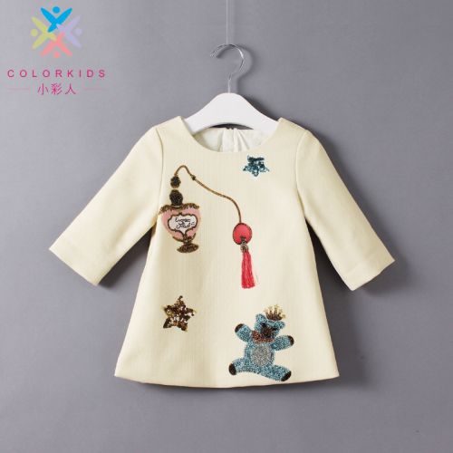 Robes pour fille en Toile de coton - Ref 2046656