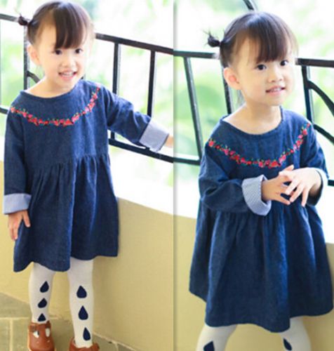 Robes pour fille en toile - Ref 2046877