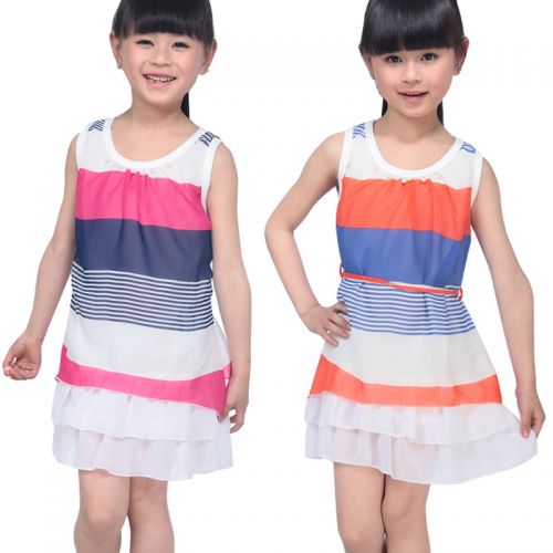 Robes pour fille en mousseline de soie - Ref 2046926