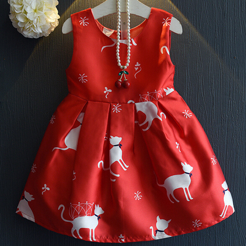 Robes pour fille en Toile de coton - Ref 2046963