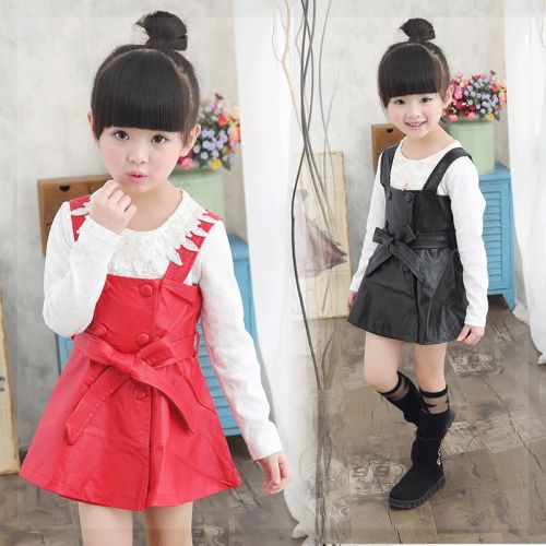 Robes pour fille en cuir - Ref 2047082