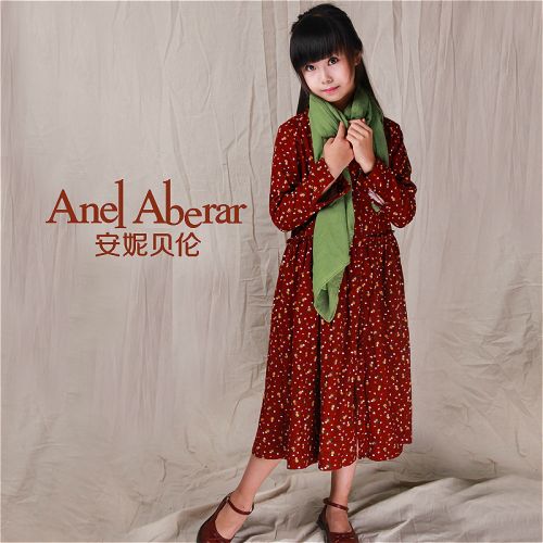 Robes pour fille ANEL ABERAR en velours côtelé - Ref 2047086