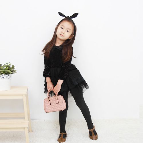 Robes pour fille en velours - Ref 2047381