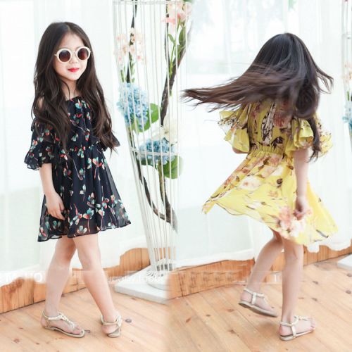 Robes pour fille en mousseline de soie - Ref 2047427