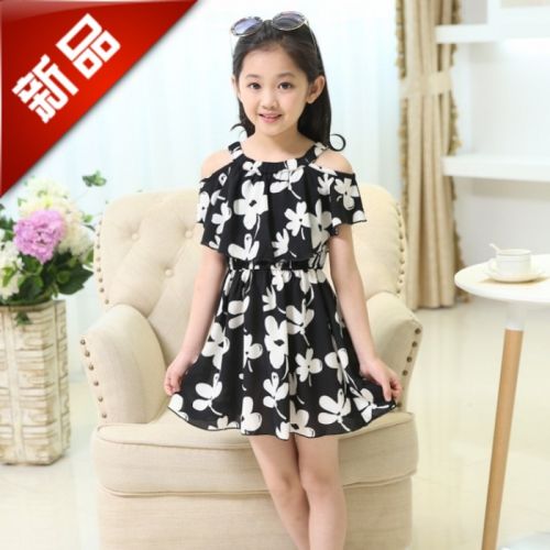 Robes pour fille en mousseline de soie - Ref 2047457