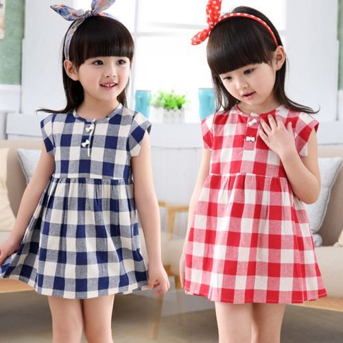 Robes pour fille en Toile de coton - Ref 2047472