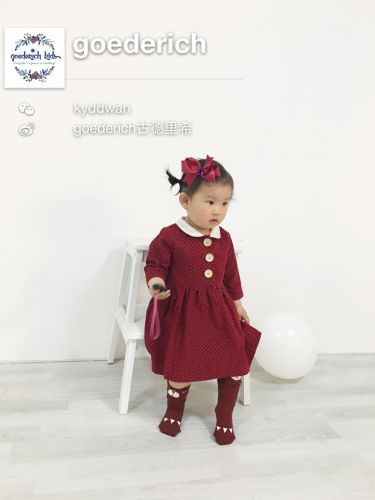 Robes pour fille GOEDERICH en velours côtelé - Ref 2047550