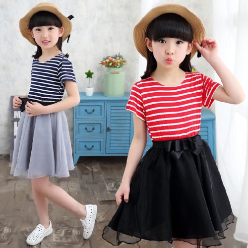 Robes pour fille en Toile de coton - Ref 2047687