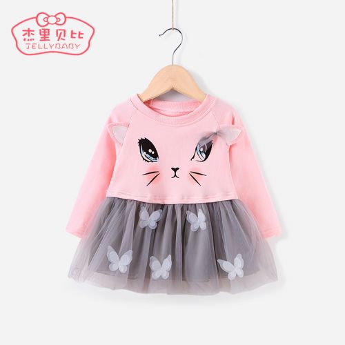 Robes pour fille JELLYBABY en Toile de coton - Ref 2047707