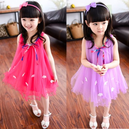 Robes pour fille en Toile de coton - Ref 2047734