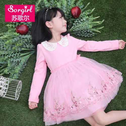 Robes pour fille SORGIRL en Toile de coton - Ref 2047791