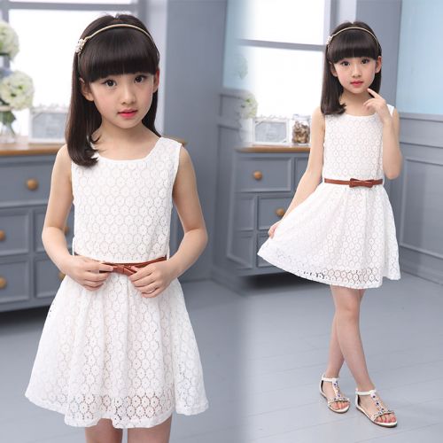 Robes pour fille CHISPENGUIN en Toile de coton - Ref 2047808