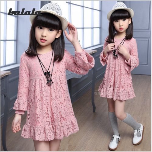 Robes pour fille en Toile de coton - Ref 2048237