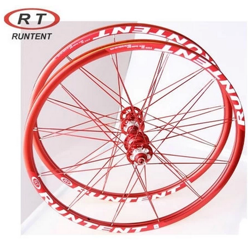 Roues de vélo Mountain Bike RUNTENT 26 pouces - Ref 2361017