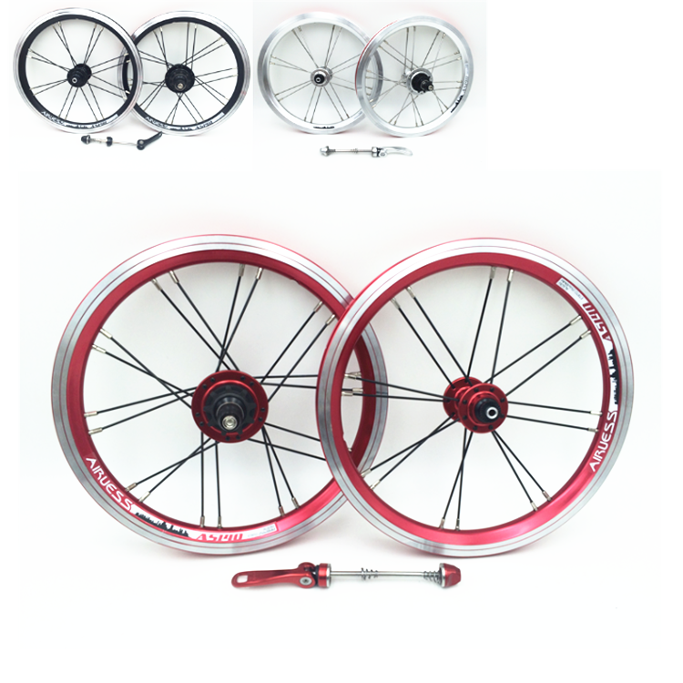 Roues de vélo AIRUESS 14 pouces - Ref 2361156