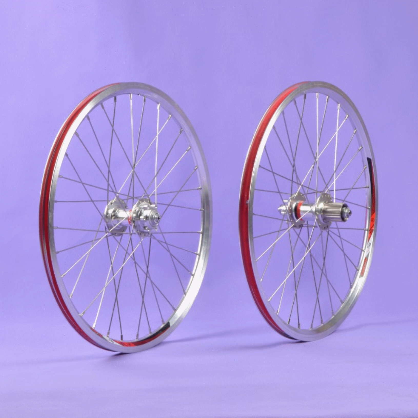 Roues de vélo cyclisme sur route 20 pouces - Ref 2362333