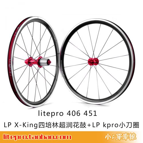 Roues de vélo LITEPRO 20 pouces - Ref 2365506