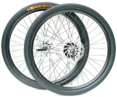 Roues de vélo Mountain Bike JIECHI 26 pouces - Ref 2366119