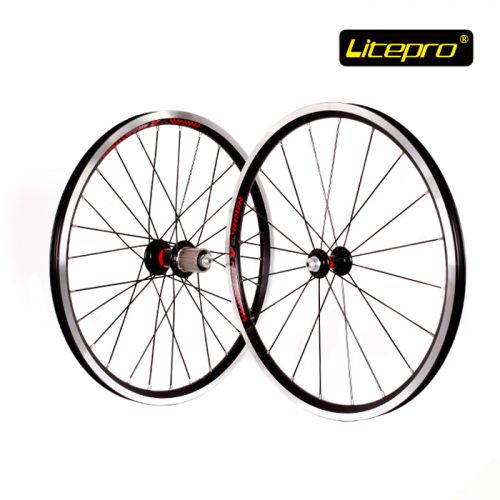 Roues de vélo LITEPRO 20 pouces - Ref 2366732