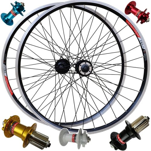 Roues de vélo Mountain Bike PASAK 26 pouces - Ref 2370648